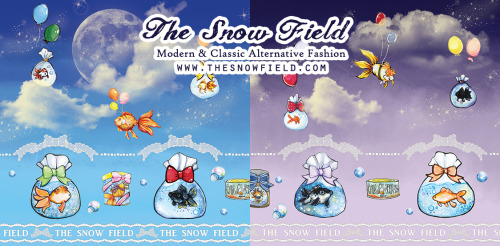 This summer - The Snow Field new prints Gold Fish Dreaming will be release this August, stay tuned! 