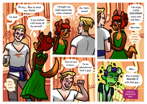 BOILING OVERPart 1 | Part 2 | Part 3full elsewhere archiveThese sexy shenanigans were brought to life by the generous contributions of my Patrons and their invaluable input and feedback. If you like quirky comics and want to support an independent creator