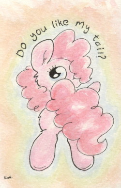 slightlyshade:  Pinkie asks the important questions.  x3 Oh Pinkie~! 