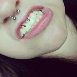 In love #smileypiercing #me #septumpiercing