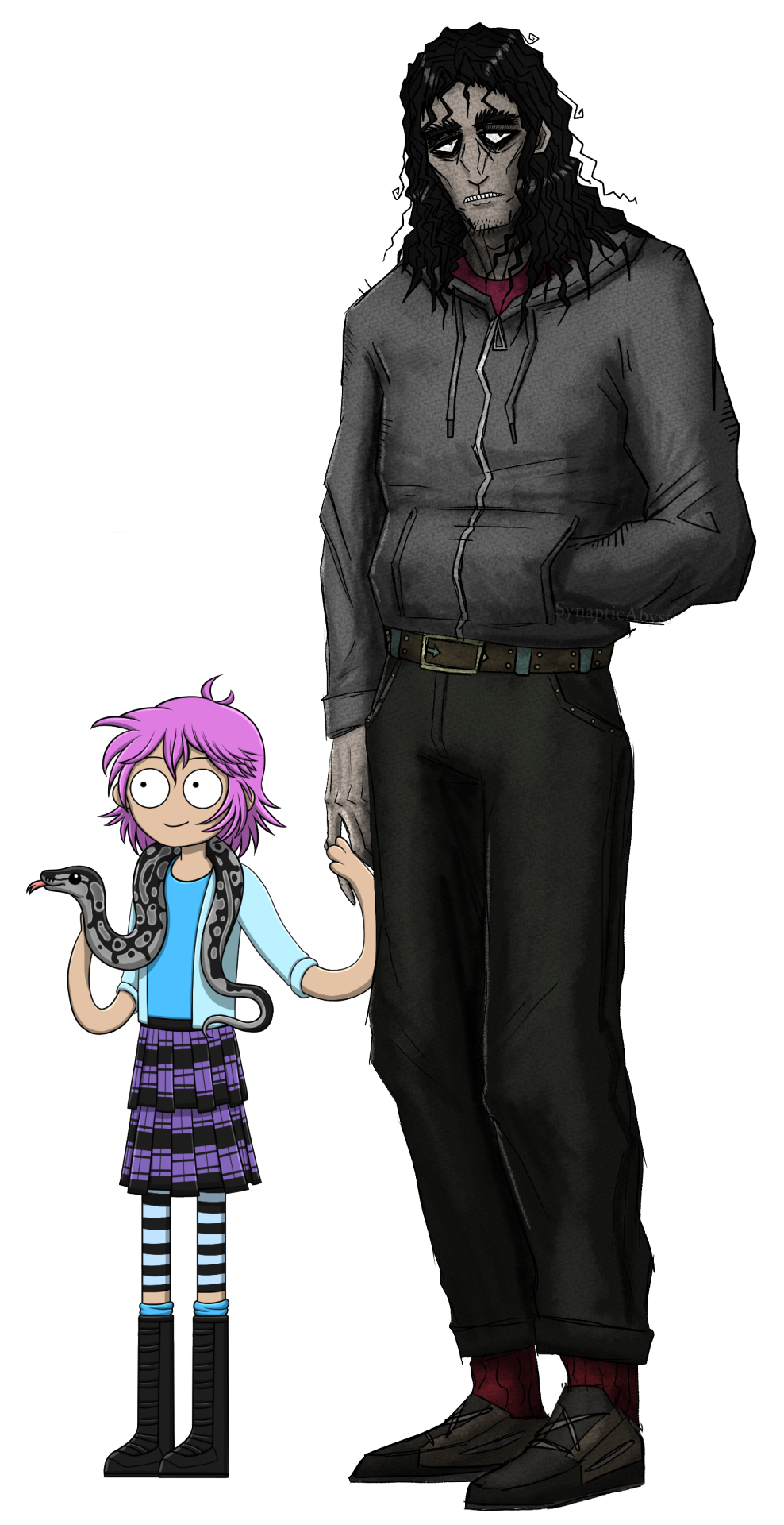 All Drawings For The "Bigger Than Me" (the Videogame) Artstyle Challenge Thingy That I Had Myself Do.