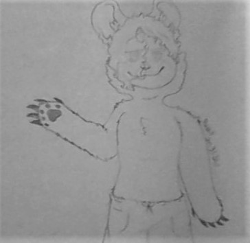 Apologies for the godawful camera quality, but Two Beach Bear drawings, and a possible redesign of h