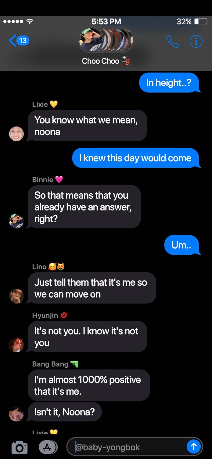 Poly SKZ!Fake Texts - They Ask You Who's Bigger
