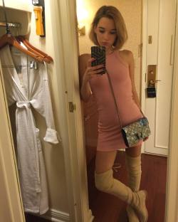 Sarah Snyder Pink Retro dress