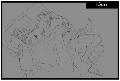 kaciart:creamteapoetry answered: Fili/Kili Sleeping Habits; Imagination(romantic cuddling) and Reali