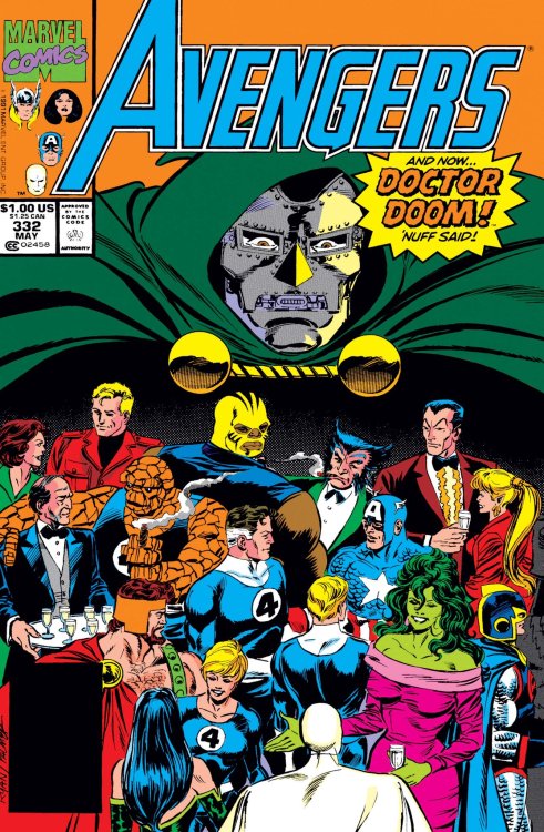 365 Days with Namor Wednesday is THE WILD ‘90s Day 148Avengers #332by Paul Ryan and Tom PalmerCover 