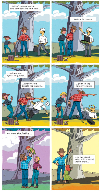 zenpencils:SHAKESPEARE: All the world’s a stage