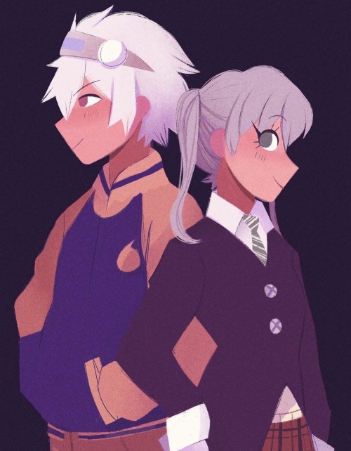 soul and maka warm up doodle