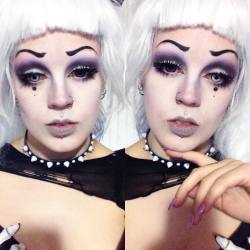 happyun-birthday:  And my makeup !👻💜 #goth #gothgoth