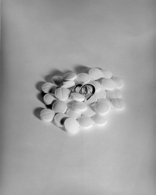 Shot with a 4x5 camera, self-developed. Random unmarked pills.