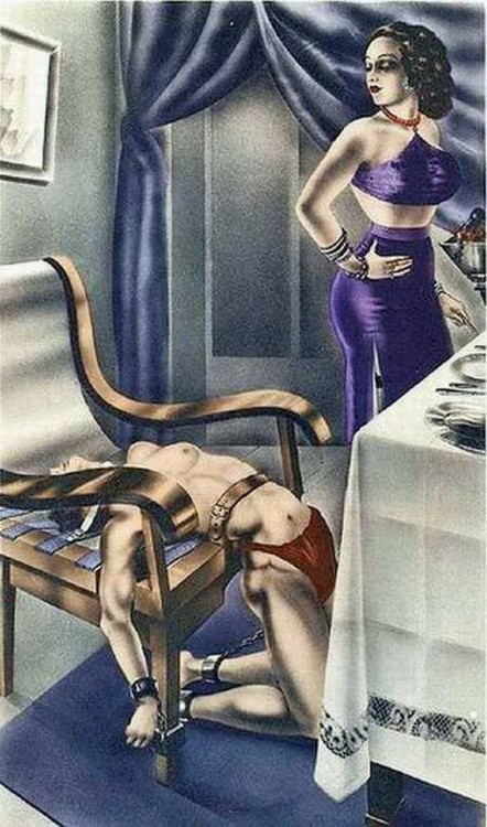 femdom-self-publisher-blogs: Slave Punished for Expressing His Own Desires Bodily Contortion &a