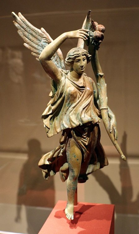 Victory with Cornucopia Roman, 1st century CE, bronze. Height: 42 cm/16.5 in. Collection of the Clev