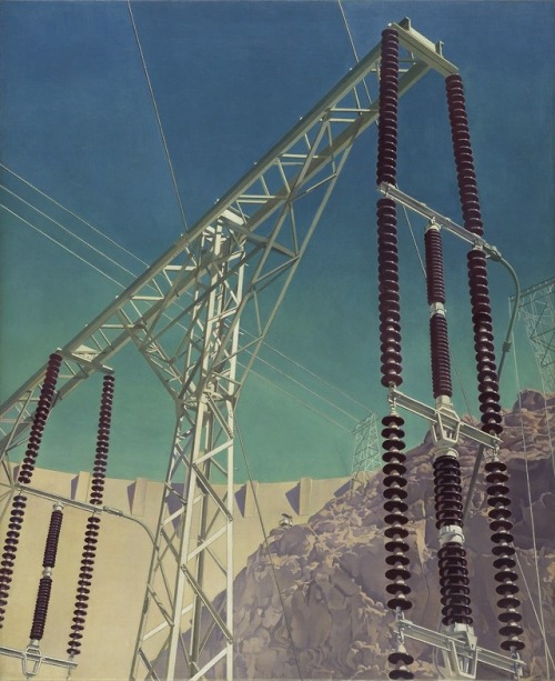 Conversation - Sky and Earth by Charles Sheeler