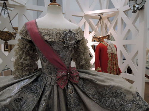 Replica of Catherine II’s wedding dress from 1745