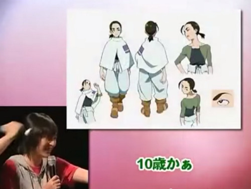 Screencaps taken from a seiyuu event revealing that Rossiu is 10/17 years-old.