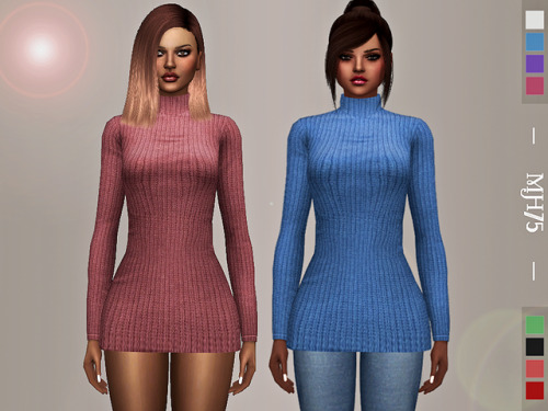 S4 Cosy Dress Cosy turtle neck mini dress, can also be worn with my accessory jeans , see on my prof