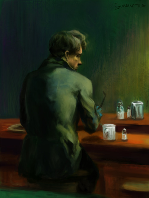 gunmettle: will graham as an edward hopper painting, as described by bryan fuller.  companion to han
