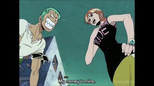 Zoro & Nami At Whiskey Peak