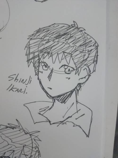 I Tried To Draw Shinji And Kaworu(maybe I'll Do Fanart Of Them Together:3)