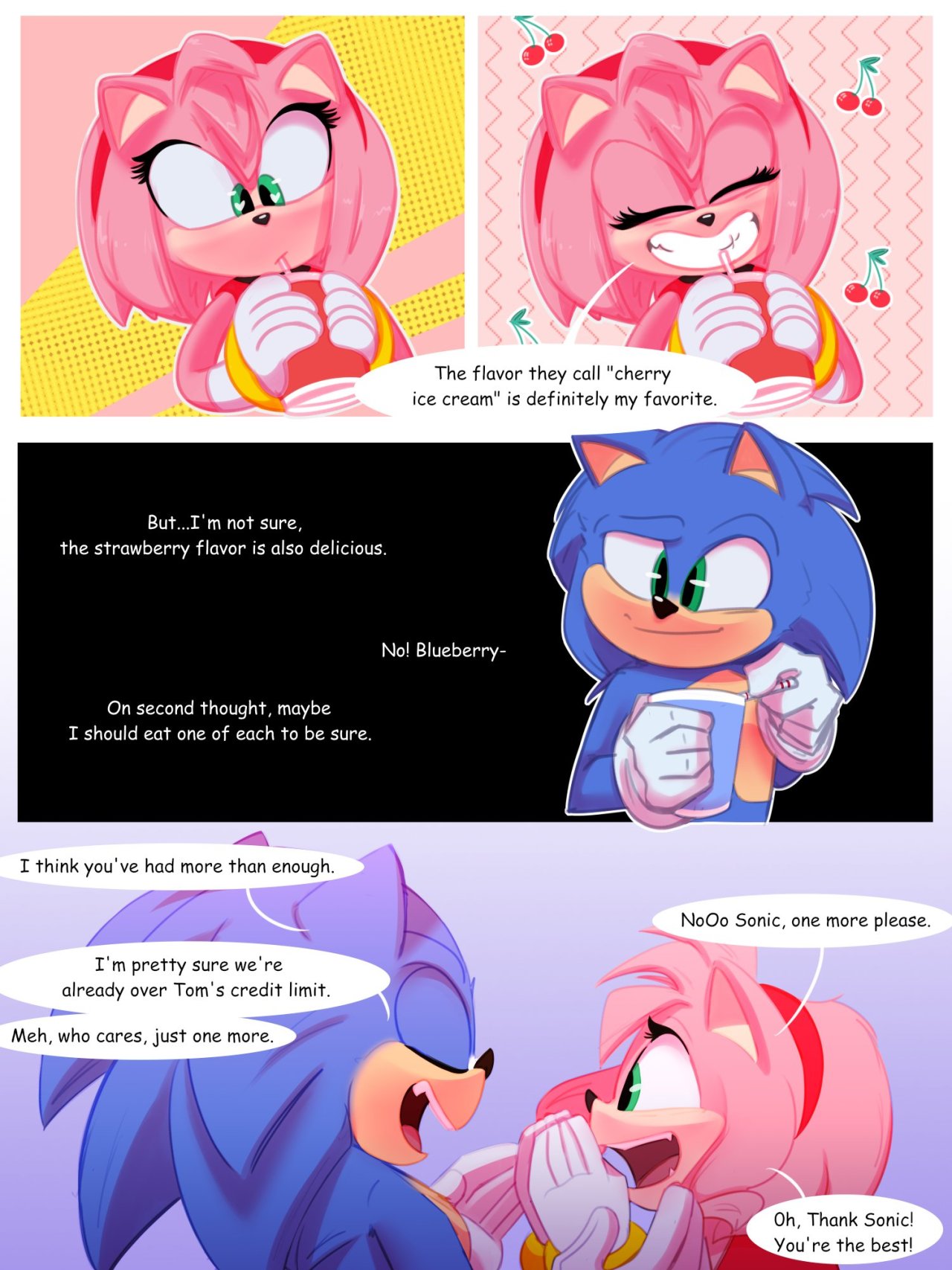 This is my Top Favourite Sonamy Fan Art ❤️❤️🌹🌹 : r/SonAmy