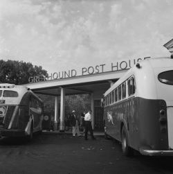 yesterdaysprint:  Greyhound station, New