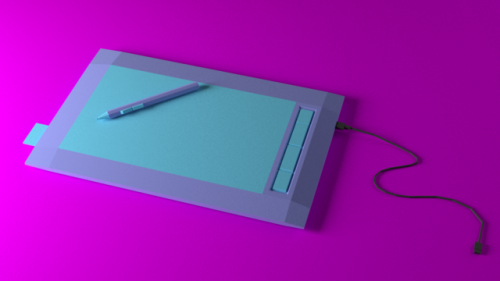 negajustice:3D-cember - Tablet and Pen