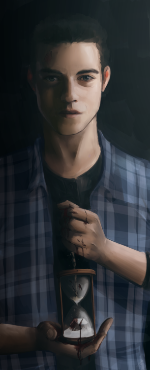 kiwadraws: ‘Playing God’ Josh from @UntilDawnPS4 i remembered why i don’t paint :&