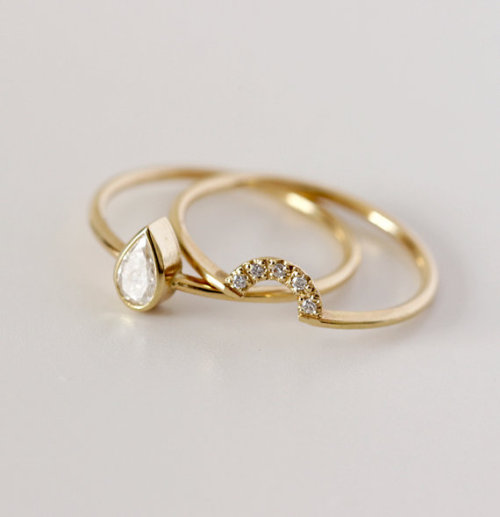 etsy: Wedding ring sets by Artemer. Wait I really like these. especially the last two.