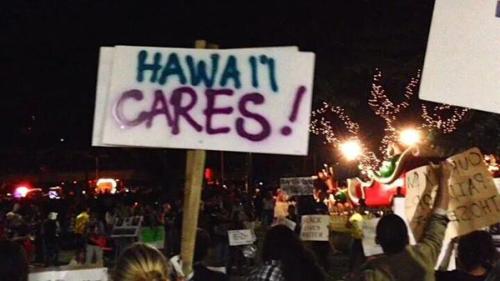 zubat:  Hawaii is shutting down the streets for #BlackLivesMatter. (via) 