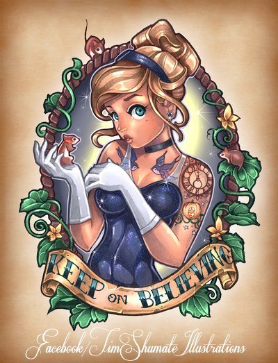 Awesome Disney pin-ups!