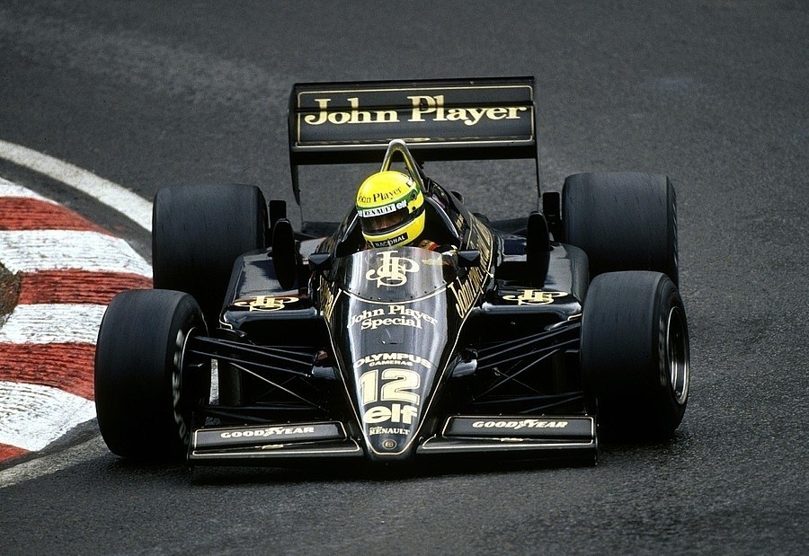 F1 Pictures Ayrton Senna Lotus Renault 1985