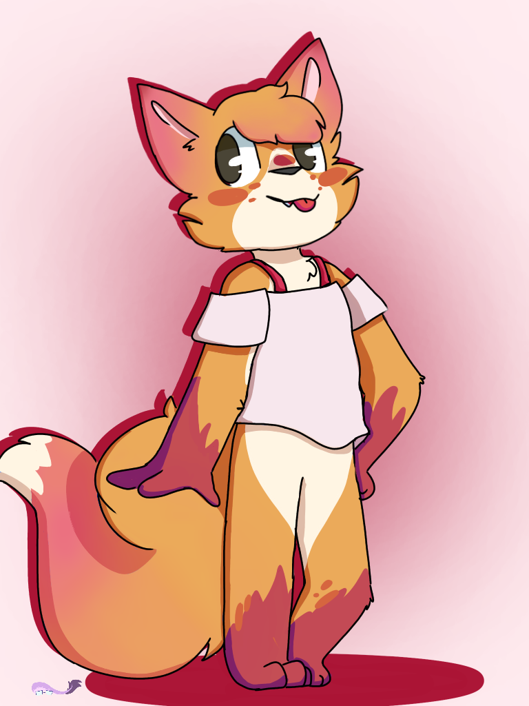purplesweaterdrawz:  Just did an art trade with the amazing @thisrandomuser I drew