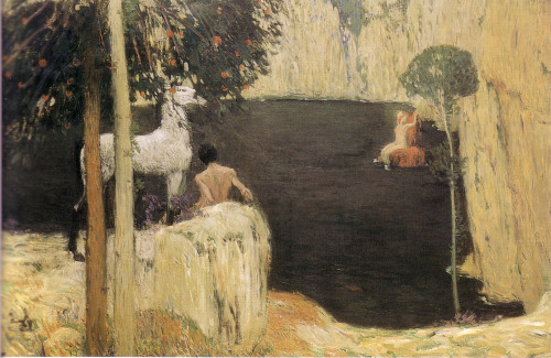 Jan Preisler (Popovice, Beroun, 1872 - Prague 1918); Cerné Jezero (The black lake), 1904