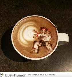 omg-pictures:  HADOUKEN Coffeehttp://omg-pictures.tumblr.com