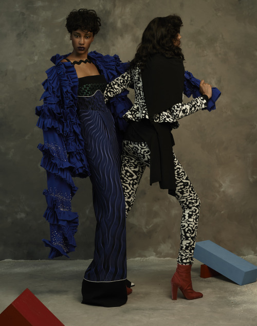 Monica & Kiara for Vogue ItaliaPh: Clara Giaminardi // Stylist: PC Williams