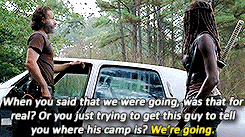 rickgrimespls:  Richonne Appreciation Week: Day 2Favorite Episode    →  5.11 ‘The Distance’ 