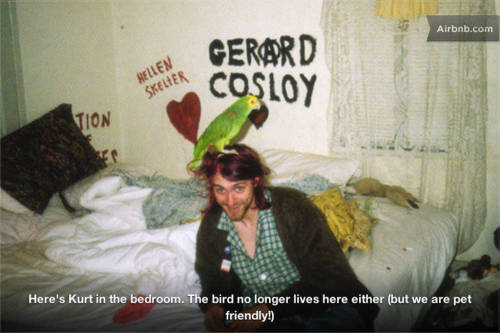grungebook:    Kurt and Courtney’s Old L.A. Apartment Is Available on Airbnb  