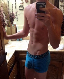 waistbandboy:  Love these blue AE boxerbriefs