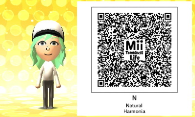 Anime mii qr codes