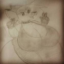 moustachedpotatoes: Peace!!!  A quick pic to help me with dysphoria.  #fursona #sketch #chubby #furry #anthro #potatopictures  What a cutie!!! 