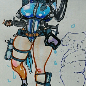 gynoidherring:  Sudden Attack2 - Kimjiyun  My friend favorite character.  But this game & Character is dead. 