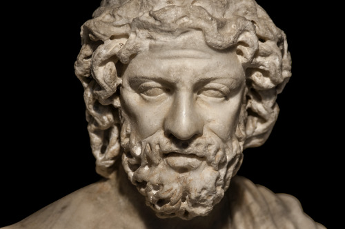 archaicwonder:Roman Marble Bust of a Barbarian, Circa 4th Century ADAncient Roman portraiture compri