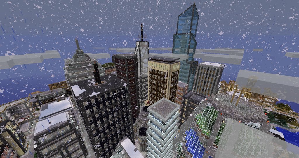 rpgfanatics:  Winter in the city centrehttp://rpgfanatics.tumblr.com