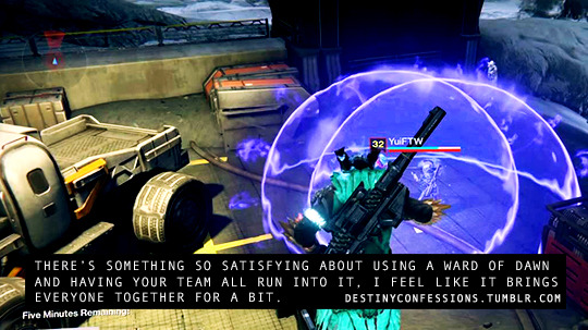 destinyconfessions:  “There’s something so satisfying about using a ward of dawn