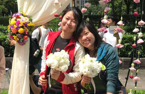shiroisasori: Today is the first day of same-sex marriage in Taiwan. It’s the first Asian coun