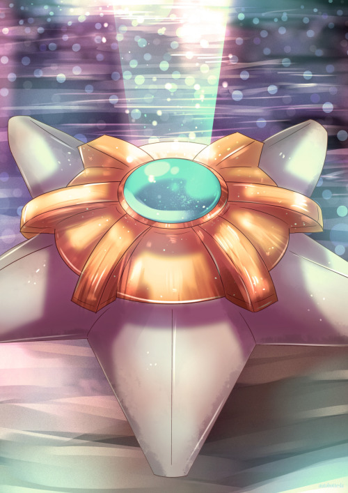 alternative-pokemon-art:  ArtistShiny Staryu by request.