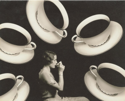 thehiddenperfectworld:  grigiabot: Ralph Steiner    Girl Drinks Coffee for Advertisement, ca. 1928    Monday.