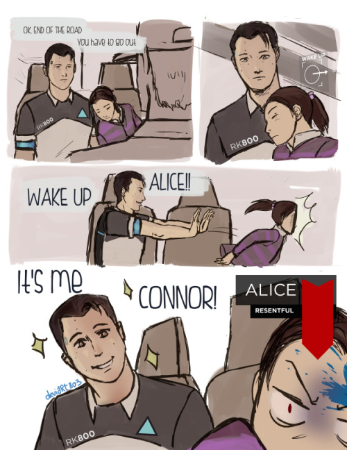 nock-and-bolt:deviart803:What if…Connor takes Kara’s Role in Detroit Become Human!!I really have a l