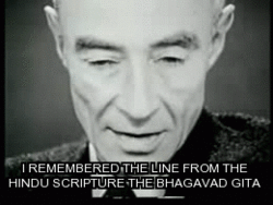 russellmiller:   Dr. J. Robert Oppenheimer (Father of the atomic bomb) - Imgur  Seems rather glum about his position within the world [via]