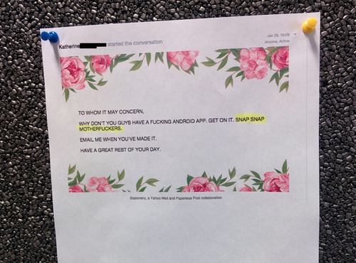matingseasonmustache:  nerdykirby:  so i sent this email to this company that had an app i wanted to download, but didn’t have it for android: i didnt think i would get a response, i figured they get weird shit from people complaining all the time today